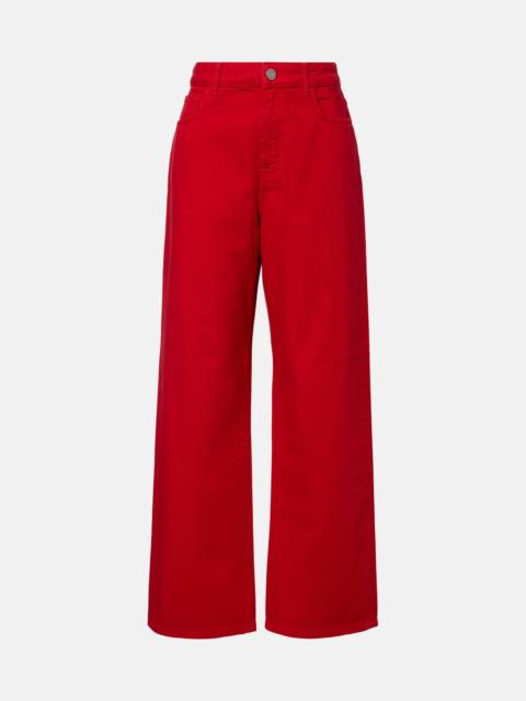 RÓHE Mid-rise wide-leg jeans