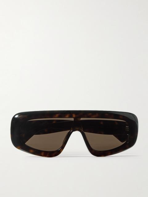 Bottega Veneta D-frame Tortoiseshell Acetate Sunglasses