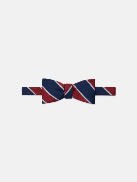 J. PRESS LONDON UNIVERSITY REGIMENTAL BOW TIE