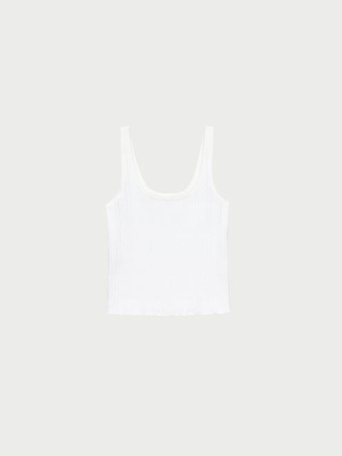 LOEFFLER RANDALL Rylee Pointelle Tank Top