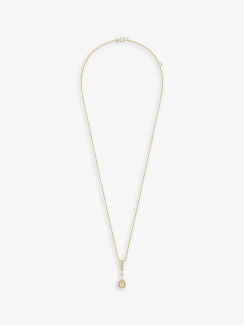 Boucheron Serpent Bohème 18ct yellow gold and 0.19ct diamond pendant necklace