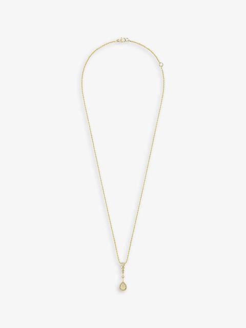 Serpent Bohème 18ct yellow gold and 0.19ct diamond pendant necklace