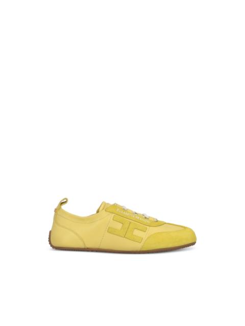 ELISABETTA FRANCHI logo-patch panelled sneakers