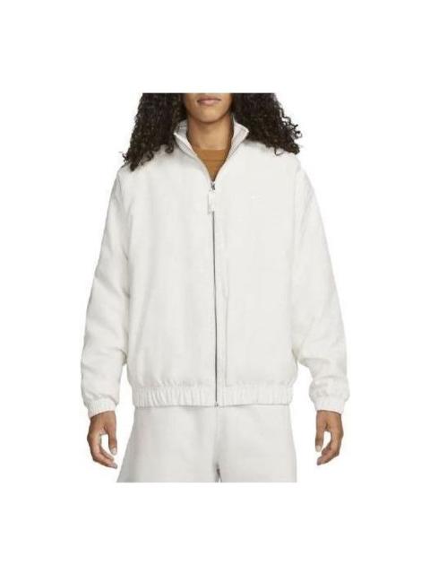 Nike NikeLab Solo Swoosh Satin Bomber Jacket Asia Sizing 'Phantom White' DN1267-030