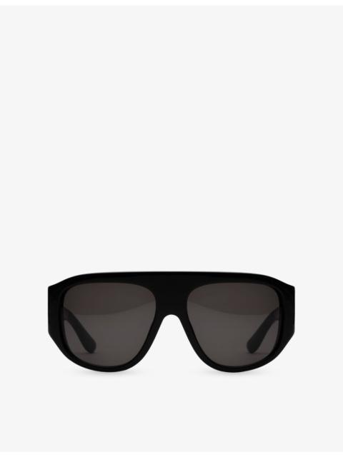 RETROSUPERFUTURE Biscotto Aviator-Frame Acetate Sunglasses