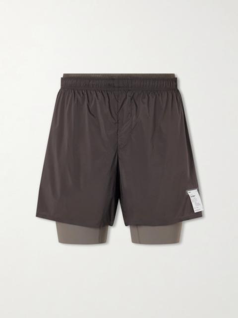 SATISFY Slim-Fit Layered 8" Techsilk and Justice&trade; coldblack&reg; Shorts