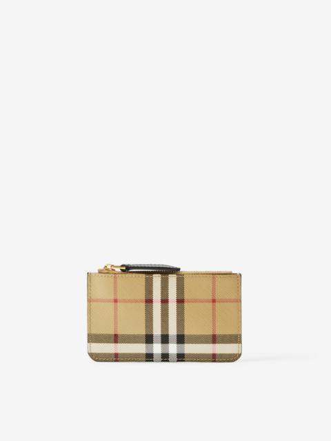 Burberry Vintage Check and Leather Card Case – Trickey.store