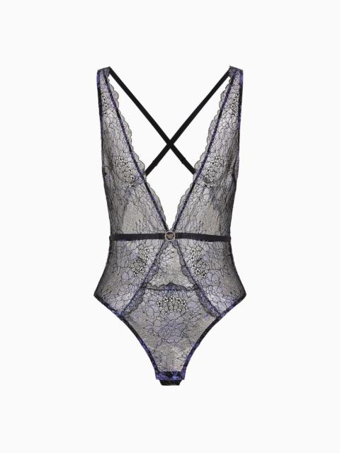 EMPORIO ARMANI Holidays lace bodysuit