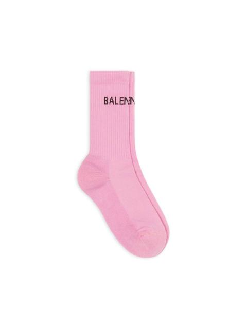 BALENCIAGA Men's Balenciaga Tennis Socks in Pink