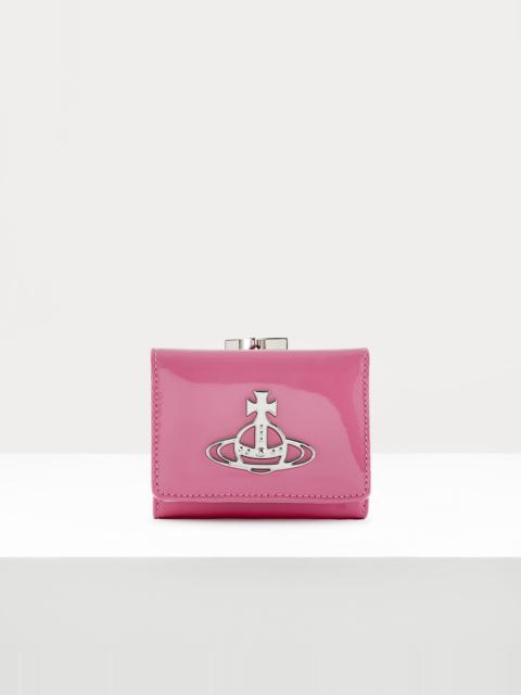 Vivienne Westwood SHINY PATENT SMALL FRAME WALLET