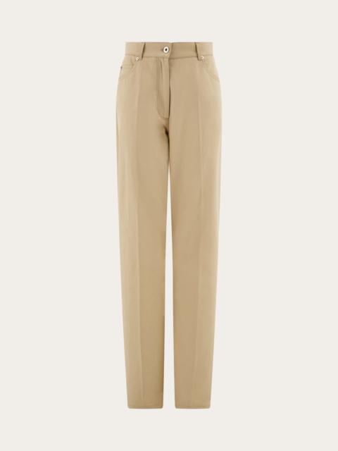 FERRAGAMO Five pocket trouser