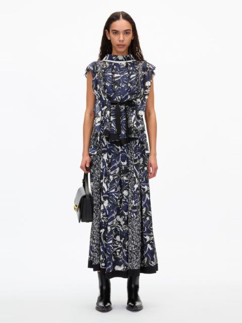 3.1 Phillip Lim Floral Impressions Pleated Blouse