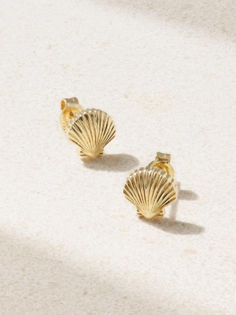 MATEO Mini Venus 14-karat gold earrings