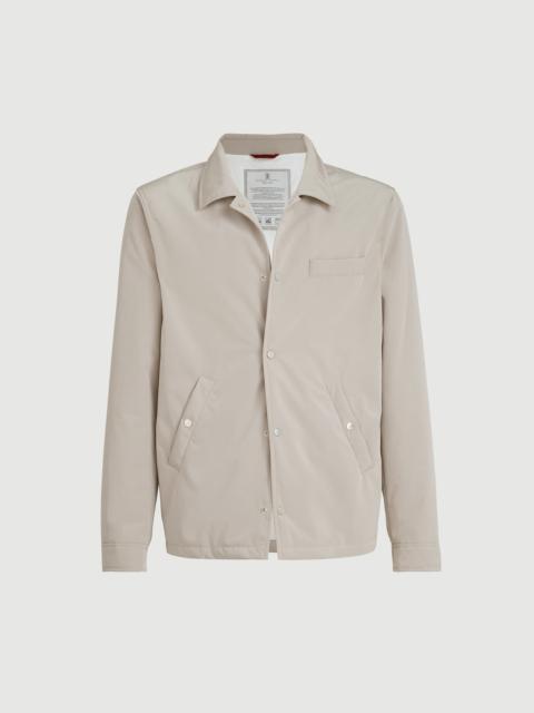 Brunello Cucinelli Bonded nylon outerwear jacket with Thermore® padding