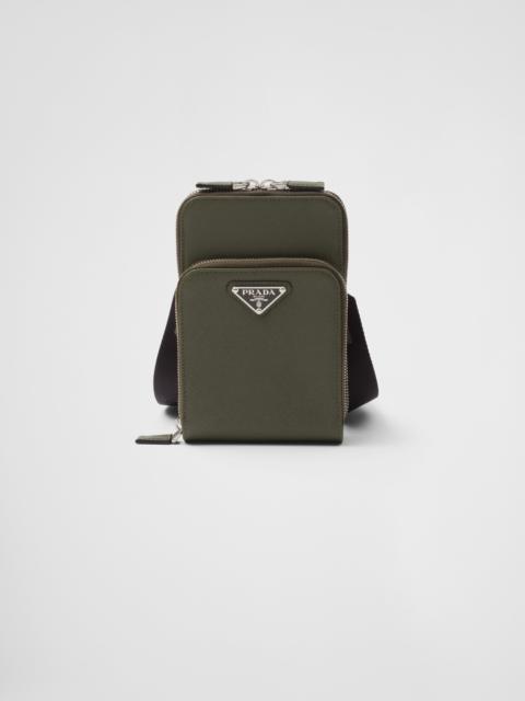 Prada Saffiano leather smartphone case