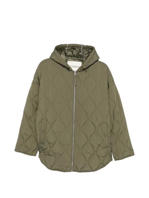 CLOSED Closed Quilted Hooded Jacket