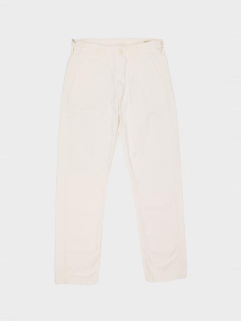 orSlow Slim Fit Fatigue Pants - Ecru