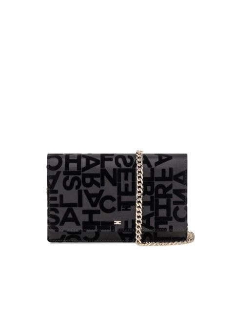 ELISABETTA FRANCHI logo-lettering clutch bag