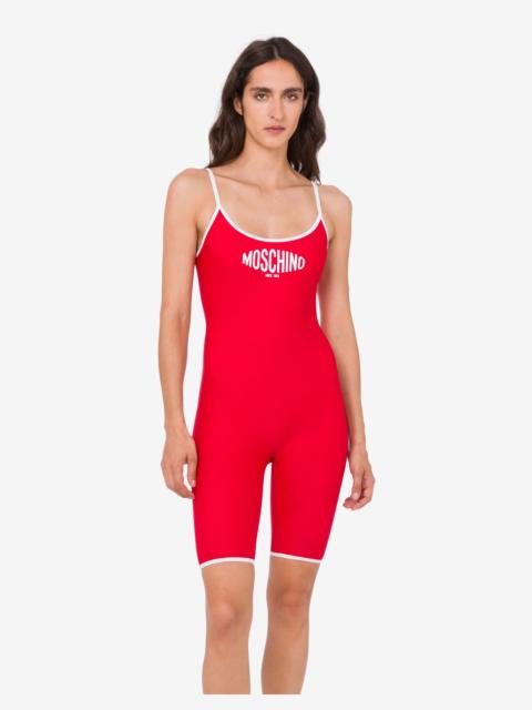 Moschino PRINTED LYCRA ONE-PIECE SWIMSUIT