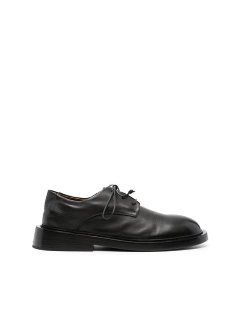 lace-up leather oxford shoes