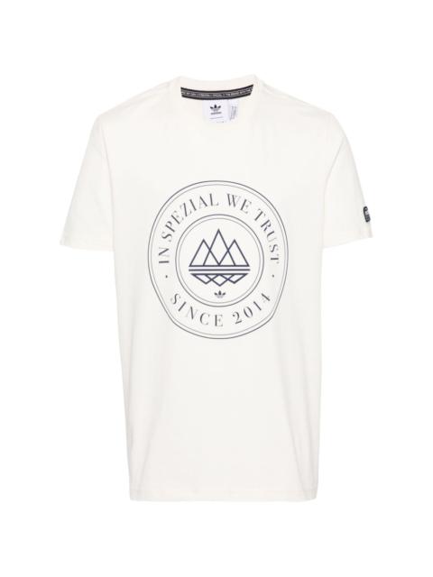 logo-print cotton T-shirt