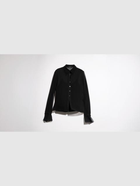 GUCCI Light silk georgette shirt