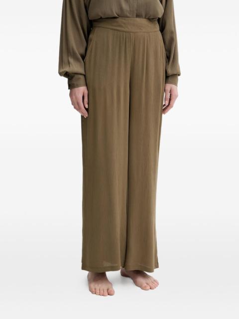 GUESS USA crinkled-effect palazzo pants