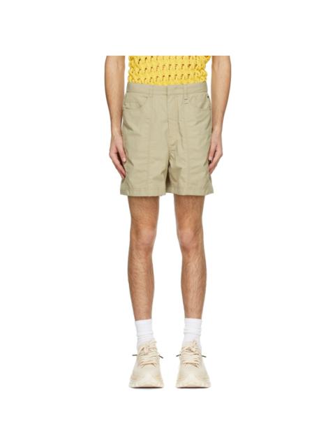 Wooyoungmi Beige Nylon Shorts