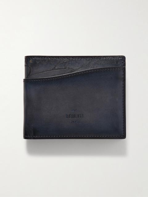 Berluti Makore Neo Scritto Venezia Leather Billfold Wallet