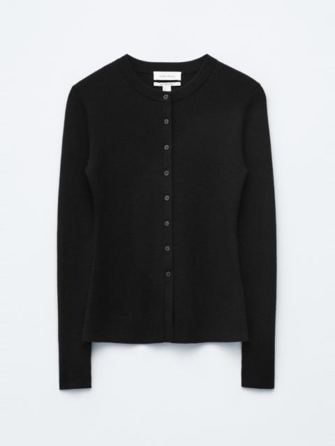 & Other Stories Rib-Knit Merino Wool Cardigan