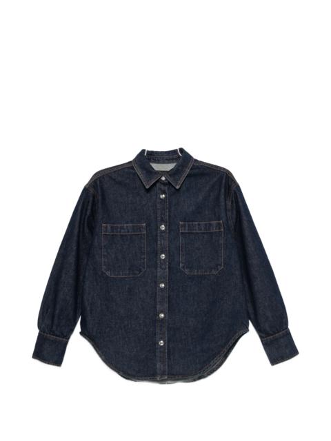 ANINE BING Anine Bing Samy Contrast-stitch Denim Shirt