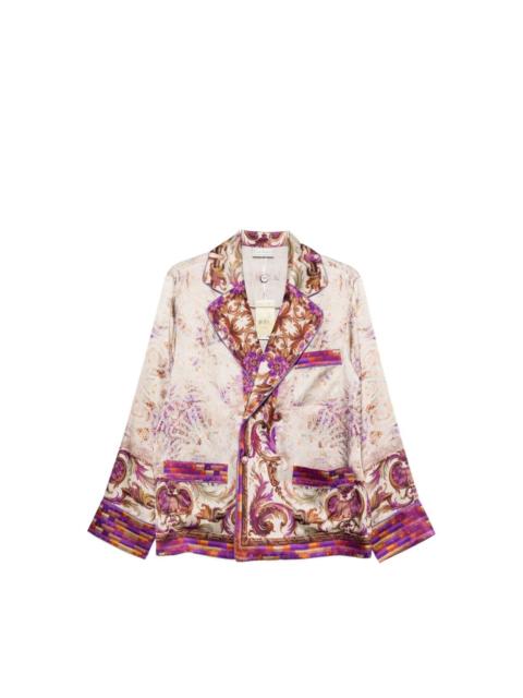 Pierre-Louis Mascia Printed silk jacket