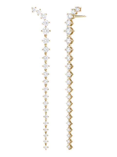MELISSA KAYE Diamond Long Aria Dagger Earrings