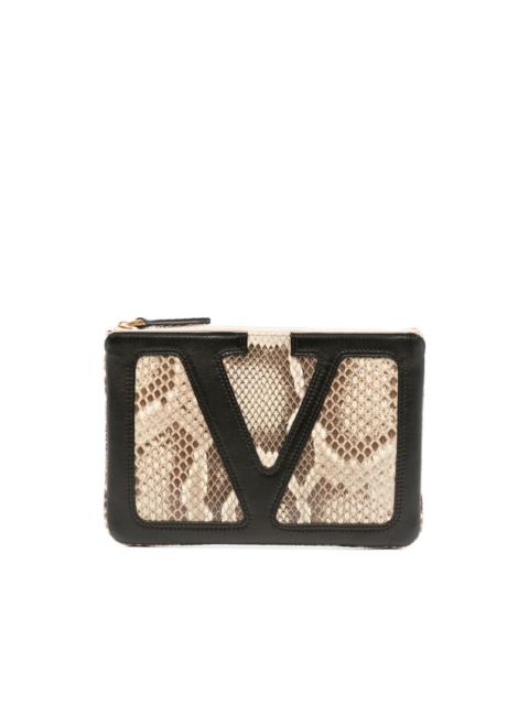 Valentino Viva Superstar leather clutch bag