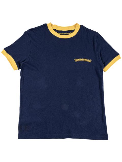 Chrome Hearts Roller Skates Horseshoe Short Sleeve Tee "Blue / Yellow" CHRM1867