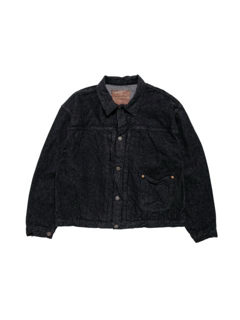 KAPTAIN SUNSHINE Denim Tracker 1P Jacket Black One Wash