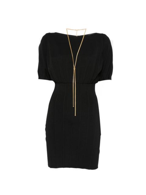 ELISABETTA FRANCHI open-back mini dress