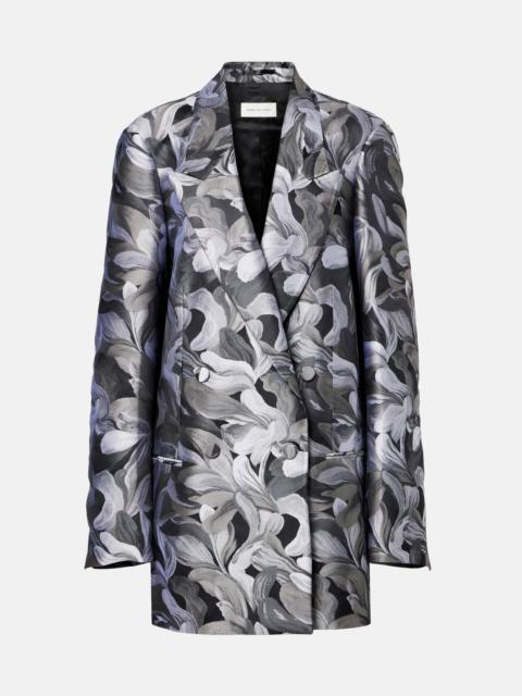 Dries Van Noten Double-breasted jacquard blazer