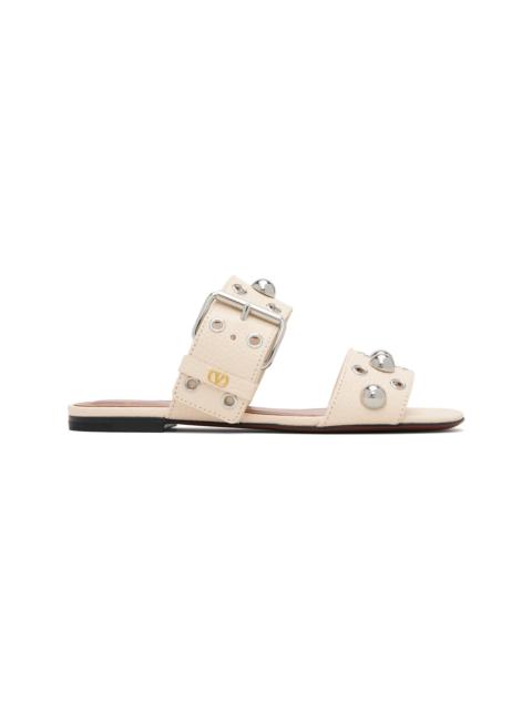 Valentino Off-White Nellcôte Slide Sandals