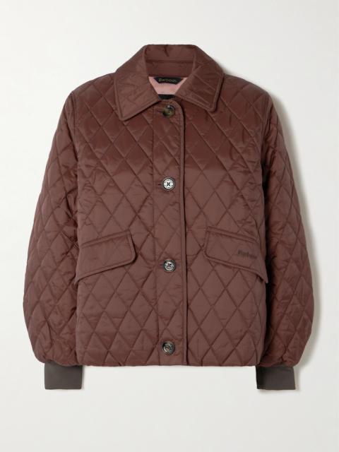 Barbour + Alexa Chung Jamie Quilted Shell Jacket