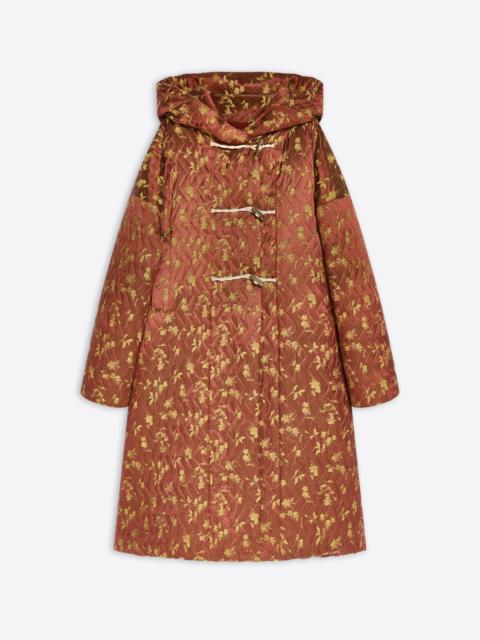 Dries Van Noten JACQUARD DUFFEL COAT