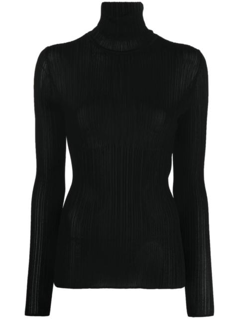 TOM FORD roll-neck ribbed-knit jumper