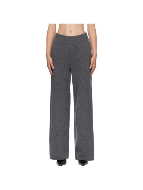 RÓHE Gray Compact Knitted Trousers