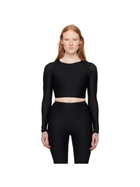 Wolford Black Active Flow Top
