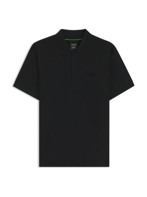 BOSS PORSCHE X BOSS POLO SHIRT IN MERCERIZED COTTON