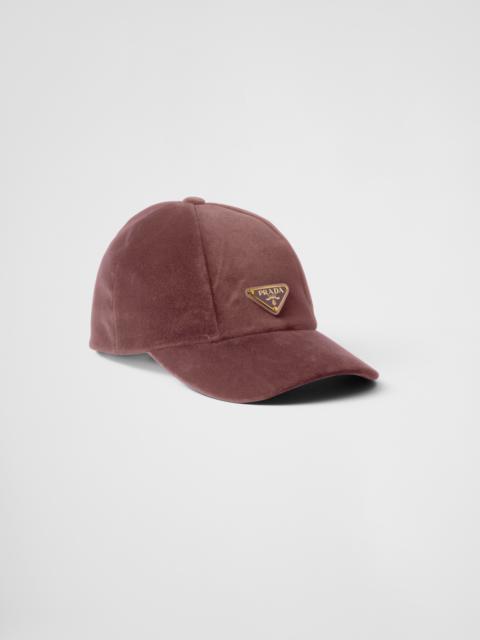 Prada Velvet baseball cap