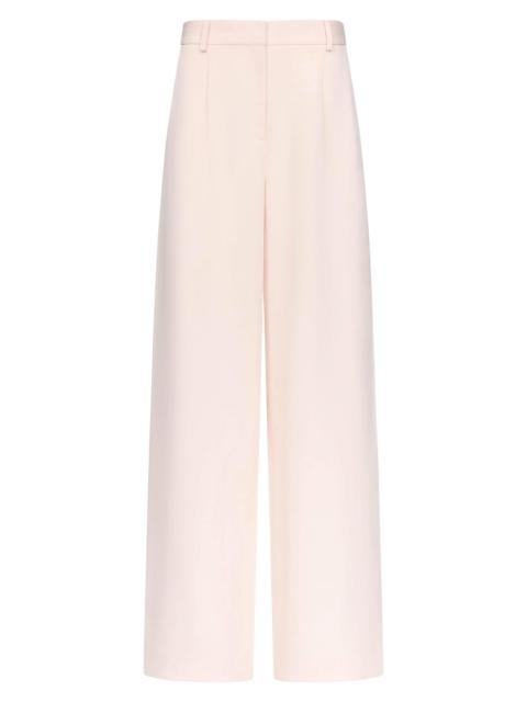 TWP Women's Hudson Pleated Wide-Leg Pants - Creme De Peche