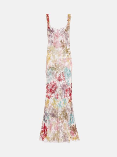 CLIO PEPPIATT Cora embellished sheer tulle gown