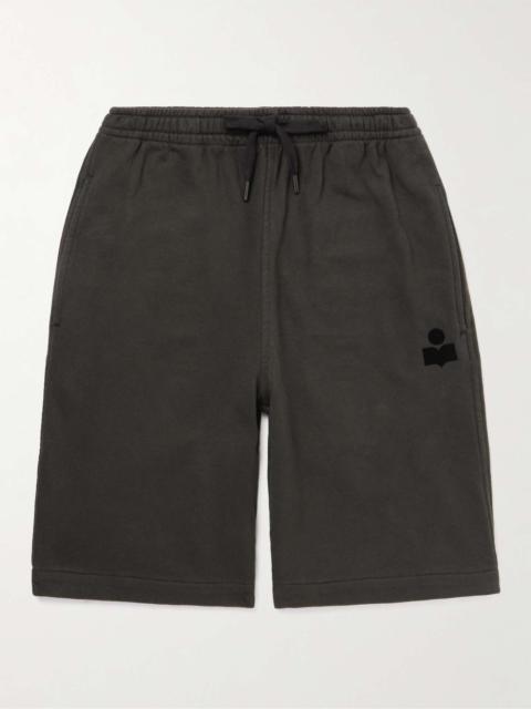 Isabel Marant Straight-Leg Cotton-Blend Jersey Drawstring Shorts