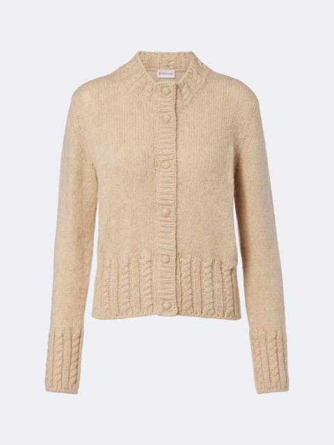 Moncler Alpaca and wool-blend cardigan